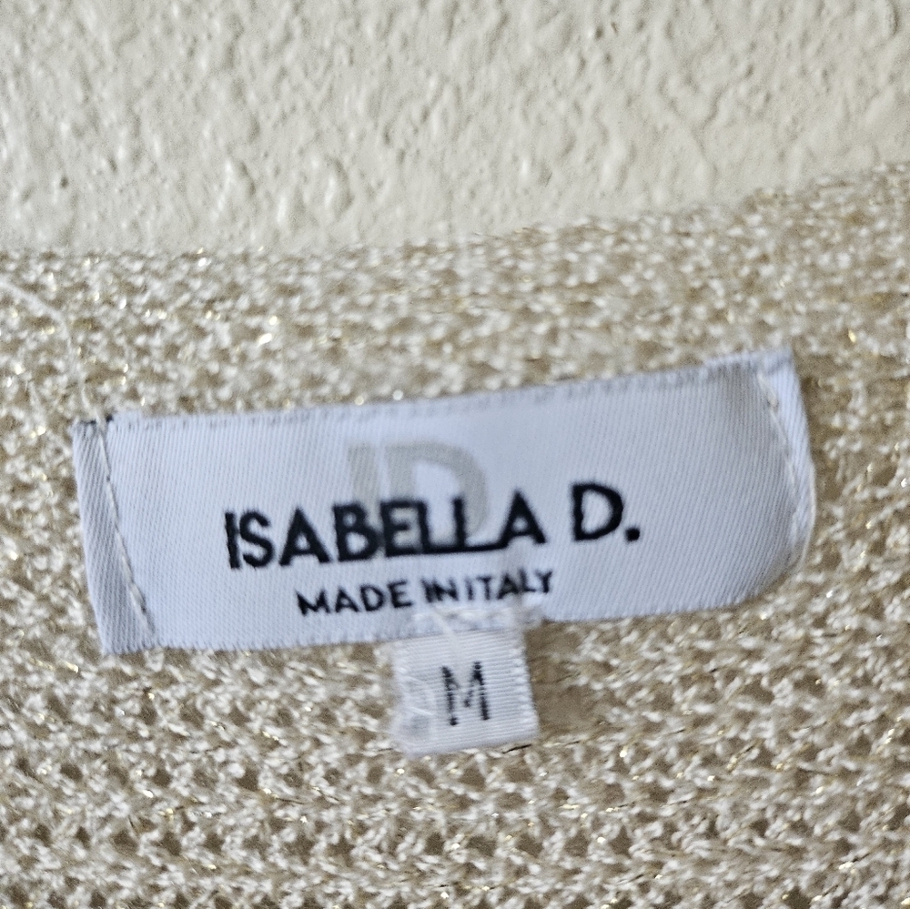 Isabela D. Women's Made in Italy Casual 3/4 Sleeves Long Sweater size Medium. - Picture 5 of 10